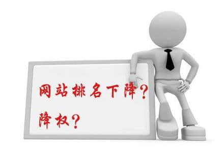 網(wǎng)站降權(quán)被K，排名下降了我們?cè)撊绾螒?yīng)對(duì)？
